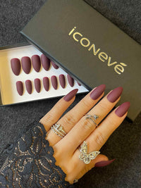 Burgundy - Matte Amande