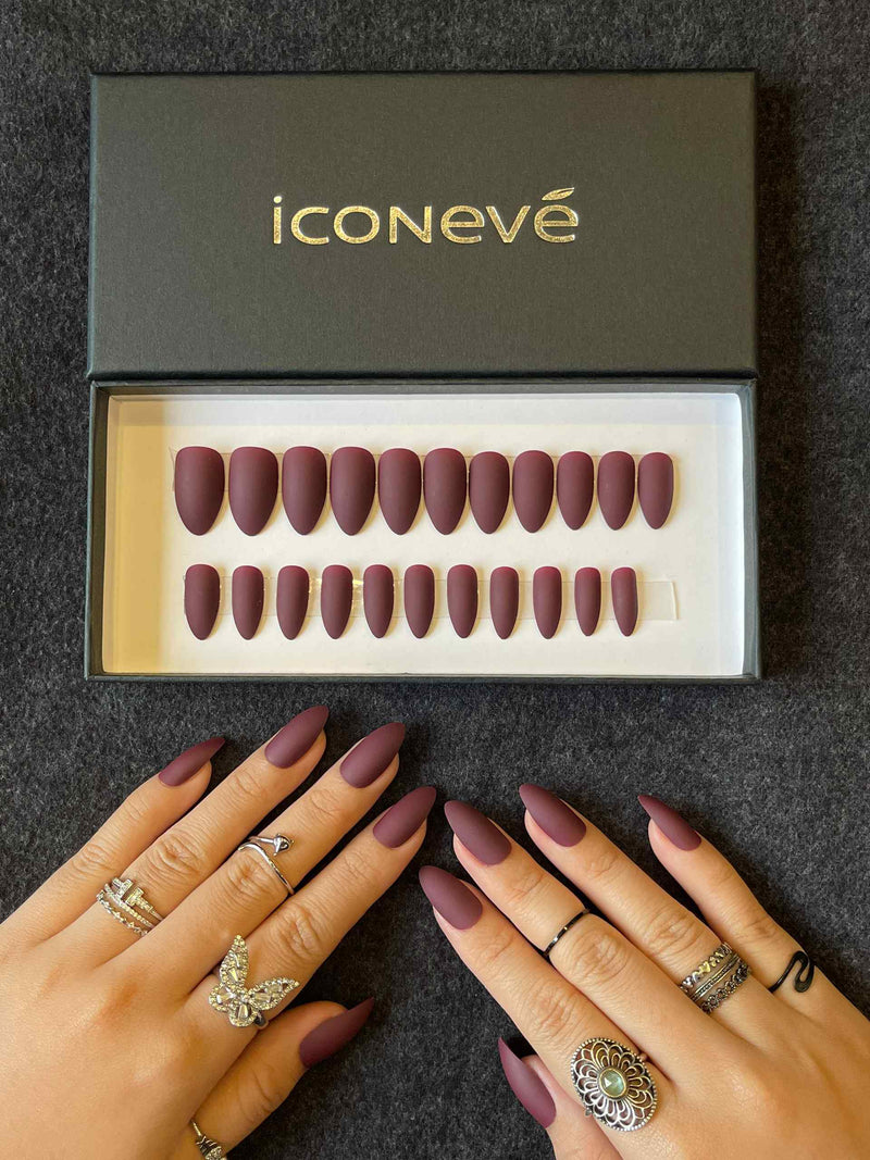 Burgundy - Matte Amande