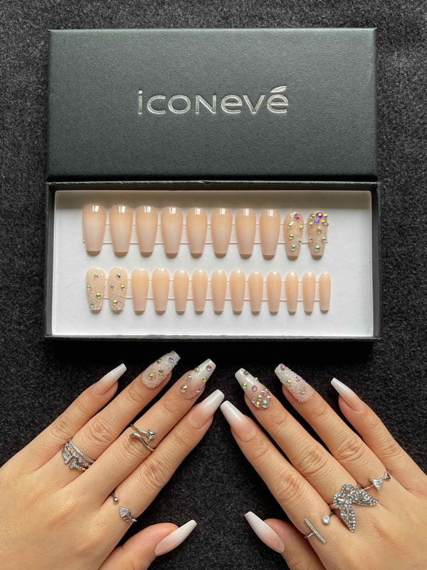Light Orange - Strass Coffin