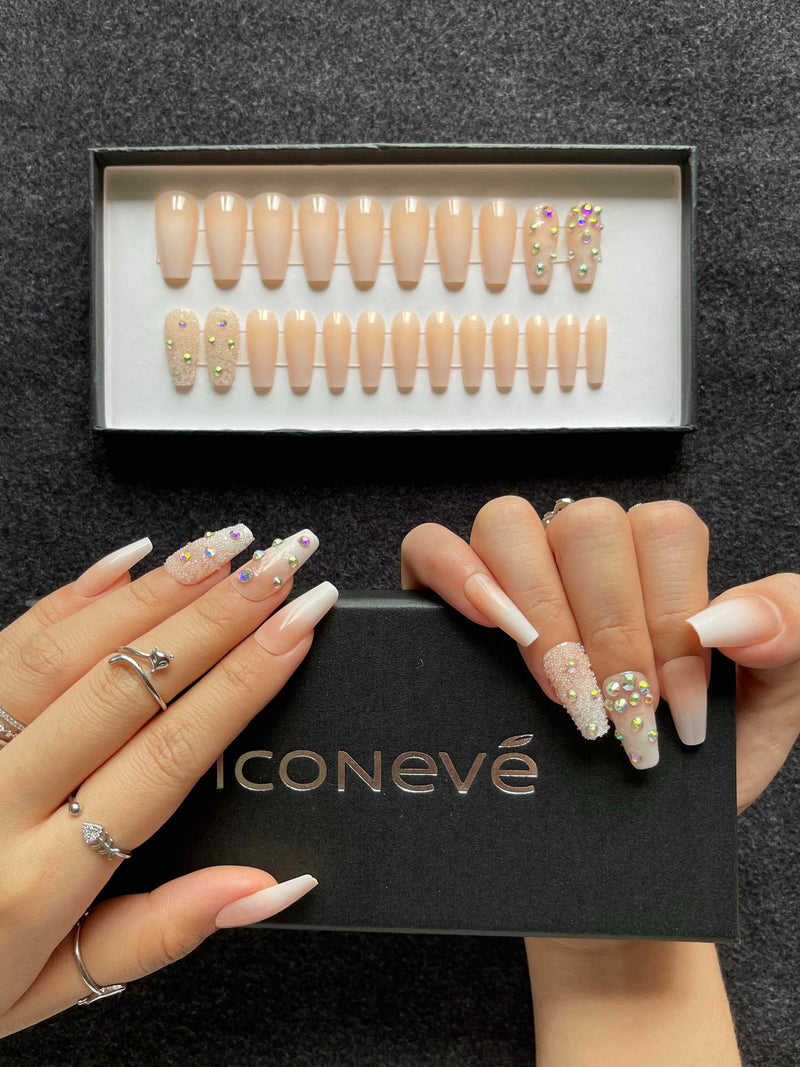 Light Orange - Strass Coffin