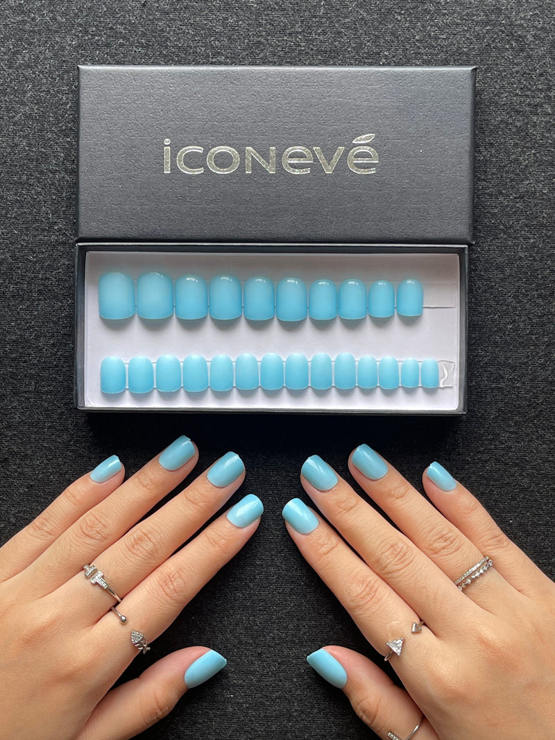 Fountain Blue - Glossy Carré
