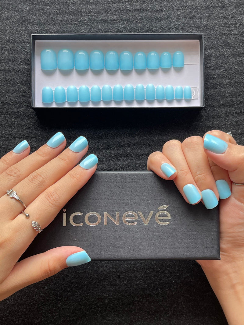Fountain Blue - Glossy Carré