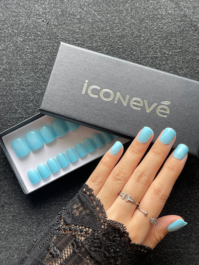 Fountain Blue - Glossy Carré