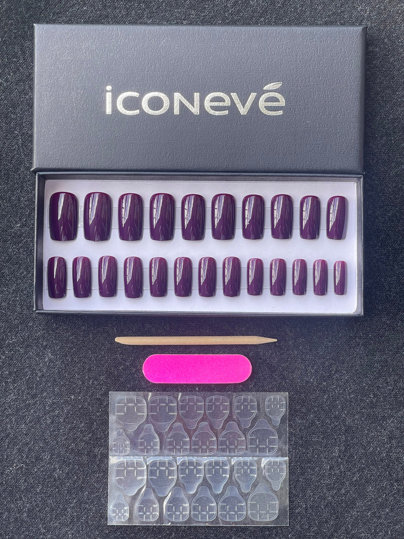 Plum Purple - Glossy Carré
