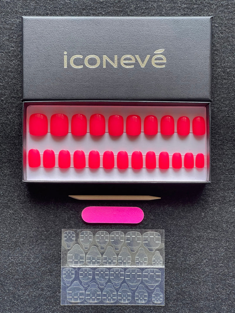 Fuchsia Ribbon - Glossy Carré