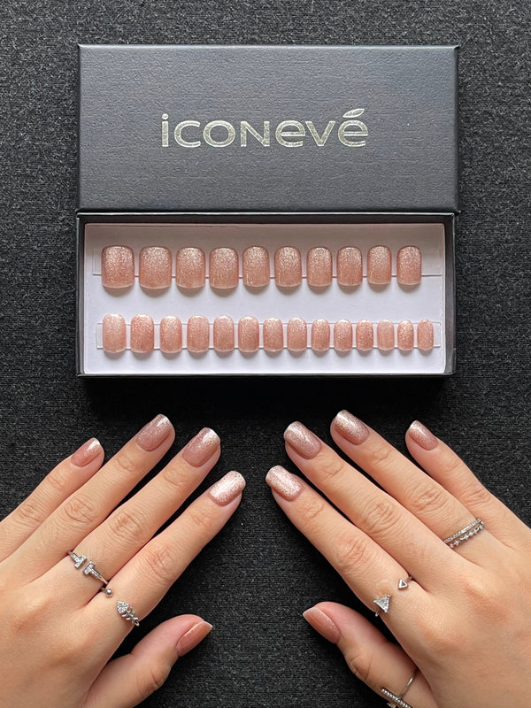 Glitter Polish  - Glossy Carré