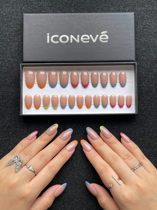 Colored French - Glossy Amande